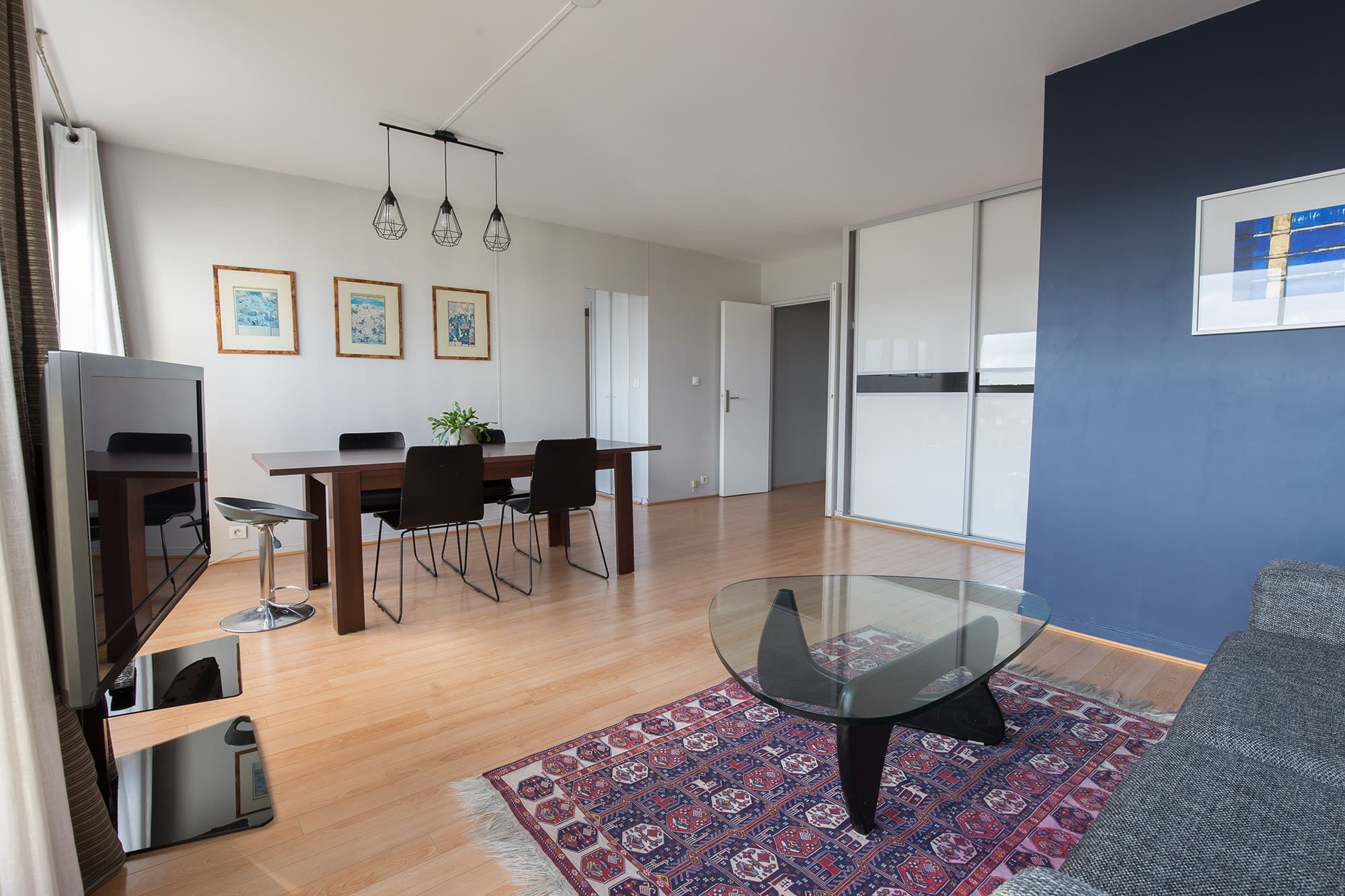 Location appartement Front de Seine Javel Beaugrenelle Paris 15ème 75015 vue dégagée