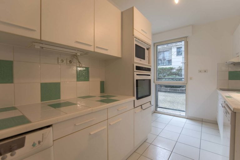 Appartement rez de jardin vente immeuble récent Javel Gabriel Riqueti 75015 Paris 15ème terrasse jardin