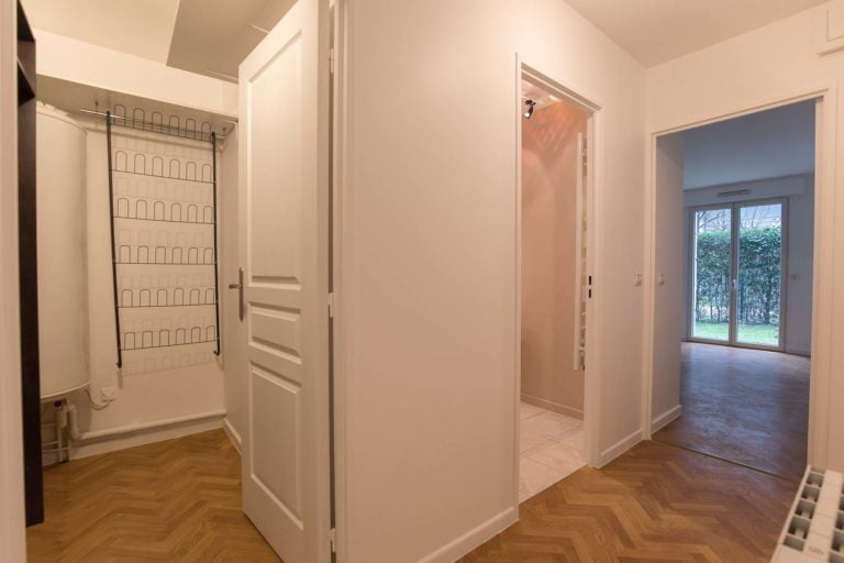 Appartement rez de jardin vente immeuble récent Javel Gabriel Riqueti 75015 Paris 15ème terrasse jardin