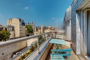 chaillot appartement dernier étage duplex