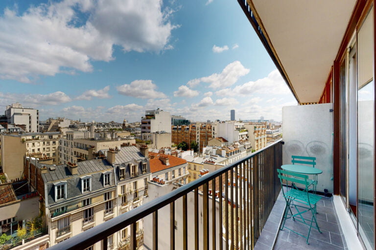 appartement location vue dégagée balcon Paris 15e