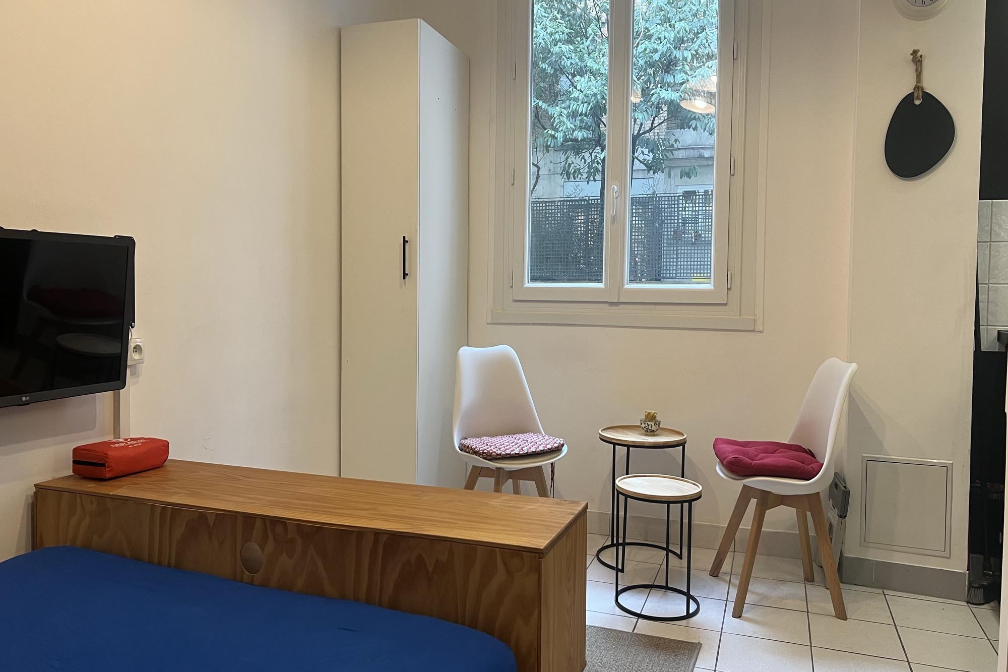 Studio meublé 14,8 m² Trocadéro – Immeuble de prestige
