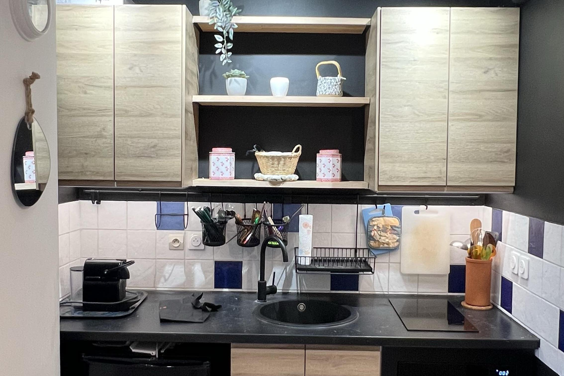 Studio meublé 14,8 m² Trocadéro – Immeuble de prestige