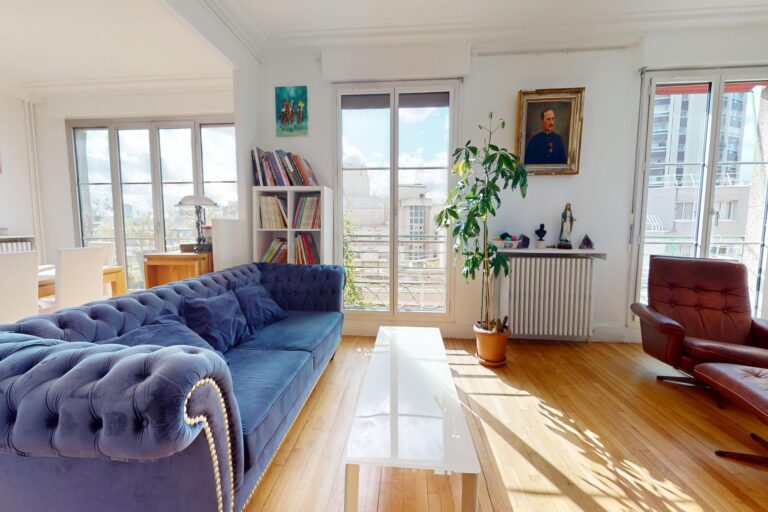 Appartement F4 à louer méublé - 4 pièces - 124m² -PARIS 75015 - ILE DE FRANCE - Agence IMMOTEC Paris